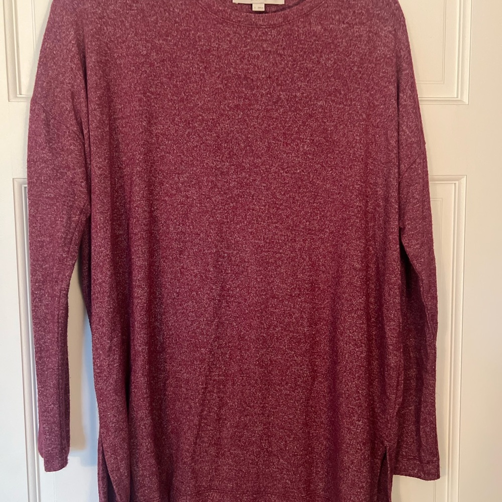 Mauve Long Sleeve Top